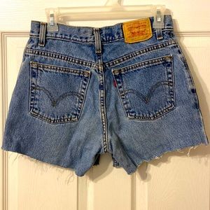 Levi Strauss high waist shorts